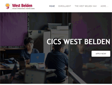 Tablet Screenshot of cicswestbelden.org